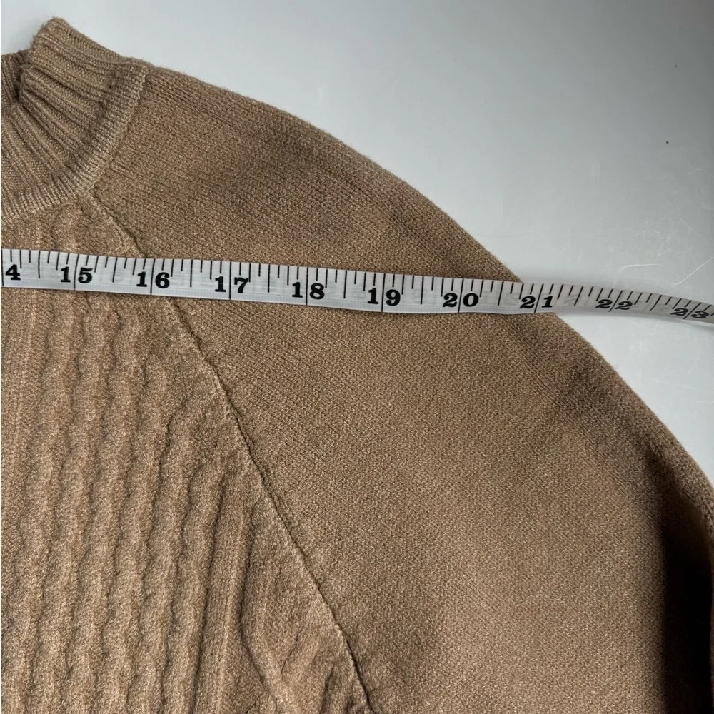Victoria Camel Cable Knit Sweater